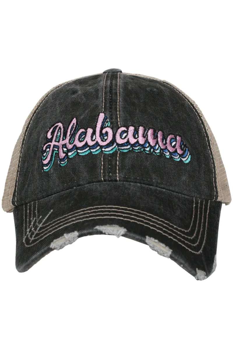 Alabama Layered Women's Trucker Hats