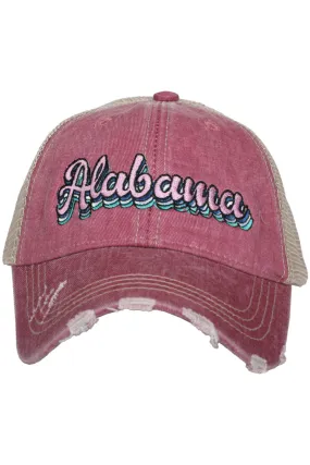 Alabama Layered Women's Trucker Hats