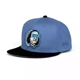 All I See is Blue Faces - University Blue Snapback Cap