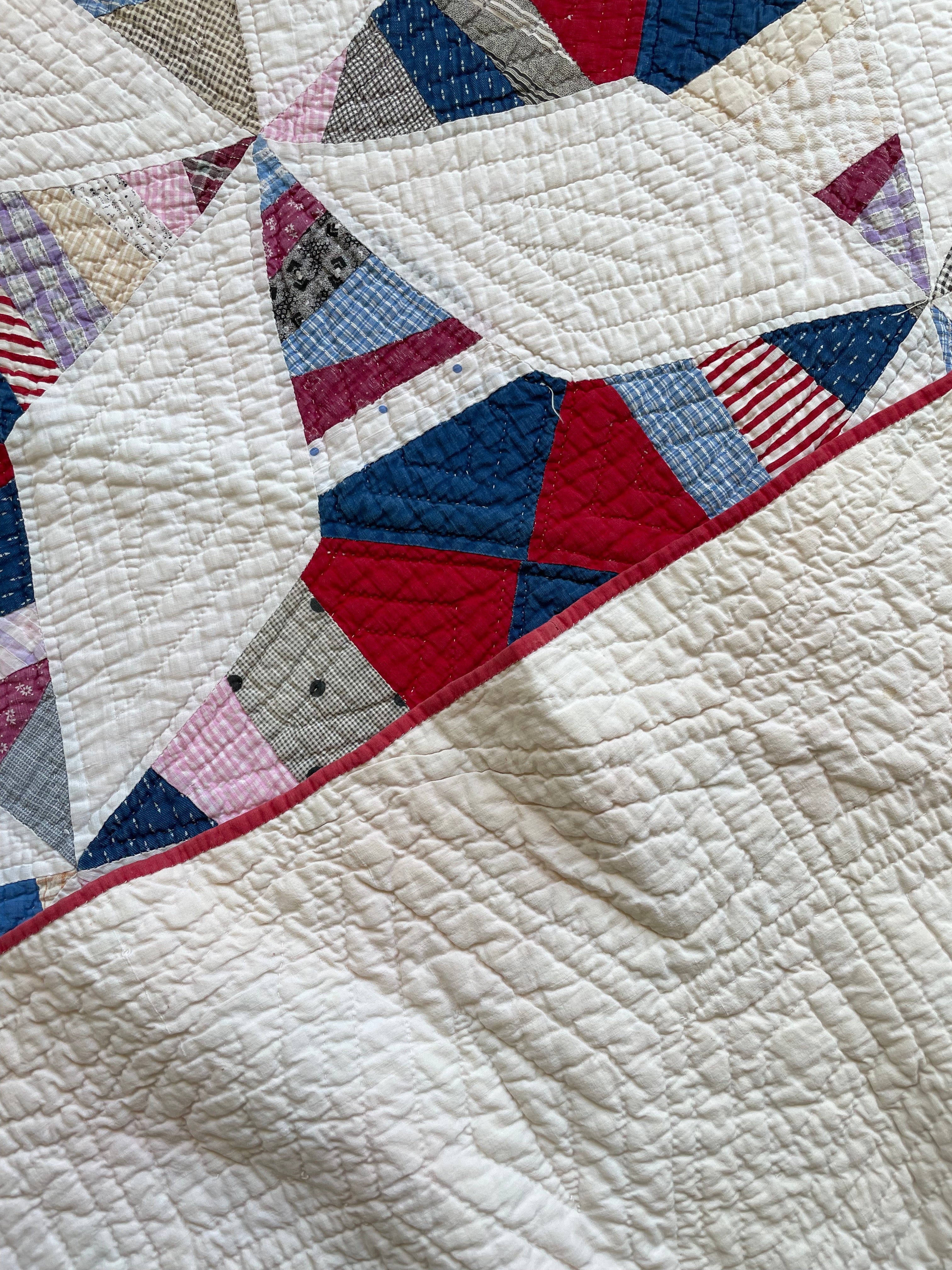 Antique Rocky Road to Kansas Quilt