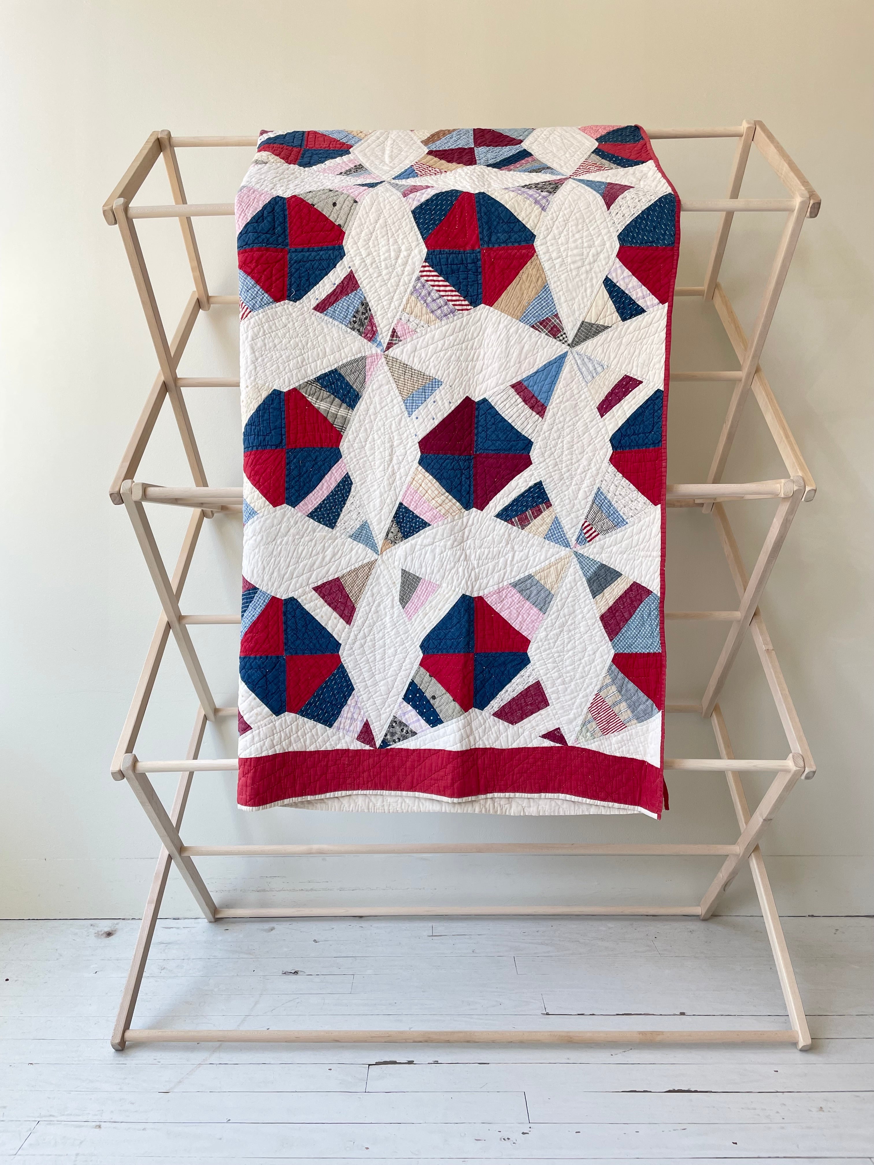 Antique Rocky Road to Kansas Quilt