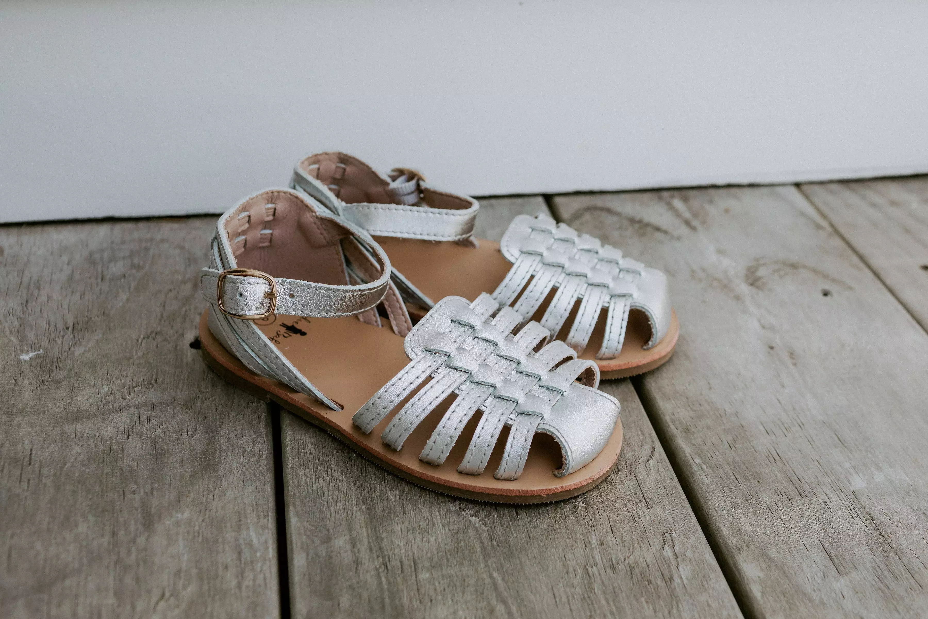 Baby, Toddler & Girls Summer Sandals - Harper in Silver