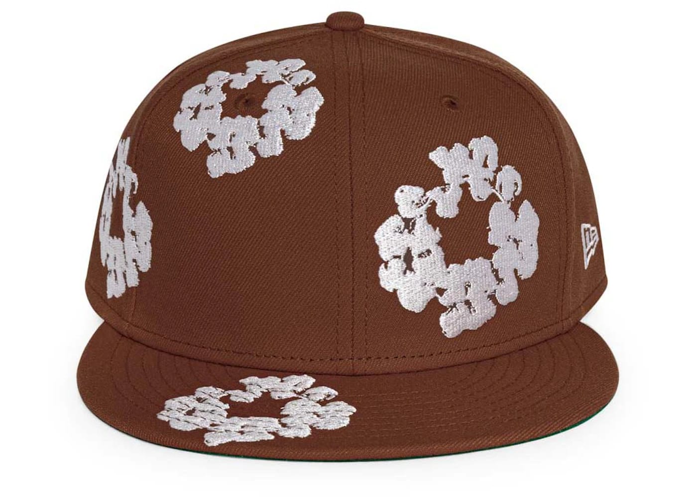 Denim Tears New Era Cotton Wreath 59/50 Cap Brown