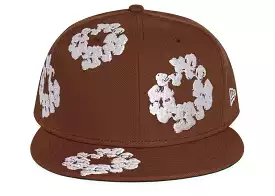 Denim Tears New Era Cotton Wreath 59/50 Cap Brown