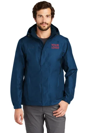 Eddie Bauer Customized Rain Jackets, Deep Sea Blue