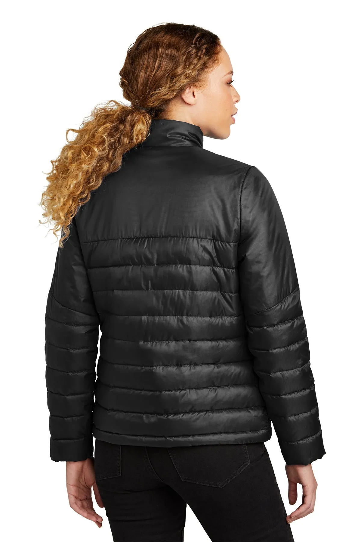 Eddie Bauer Ladies Custom Quilted Jackets, Deep Black