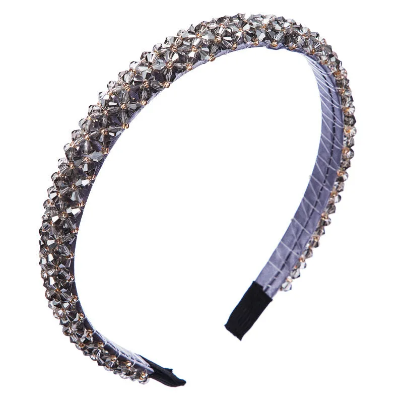 Finley Glamband in Hematite