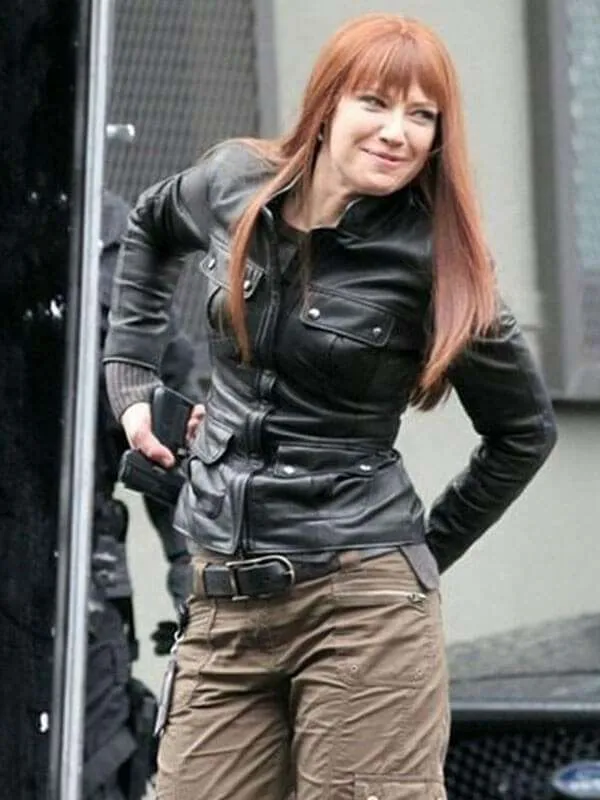 Fringe Anna Torv Black Jacket - New American Jackets