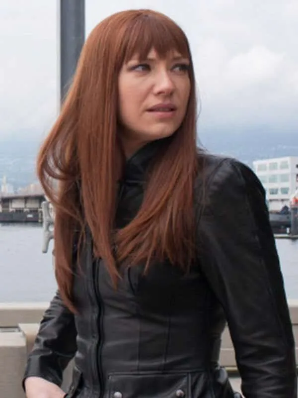 Fringe Anna Torv Black Jacket - New American Jackets