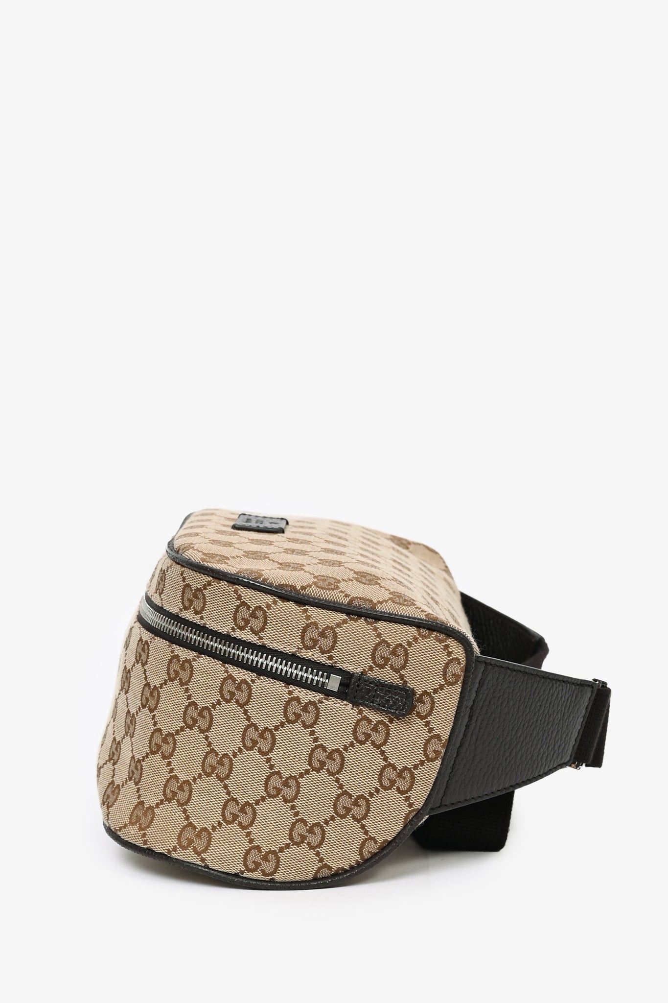 Gucci Brown GG Supreme Canvas Waist Bag