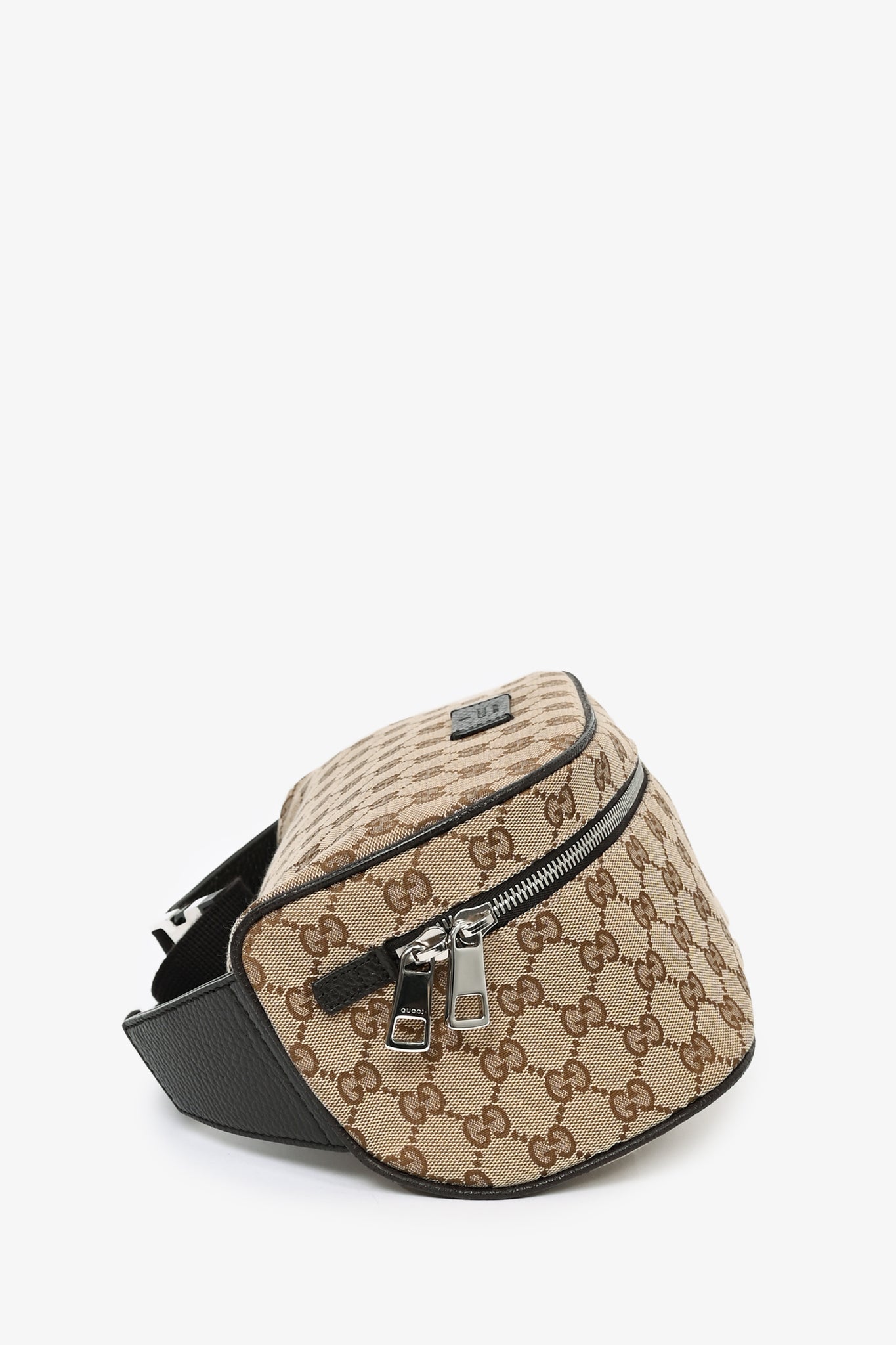 Gucci Brown GG Supreme Canvas Waist Bag