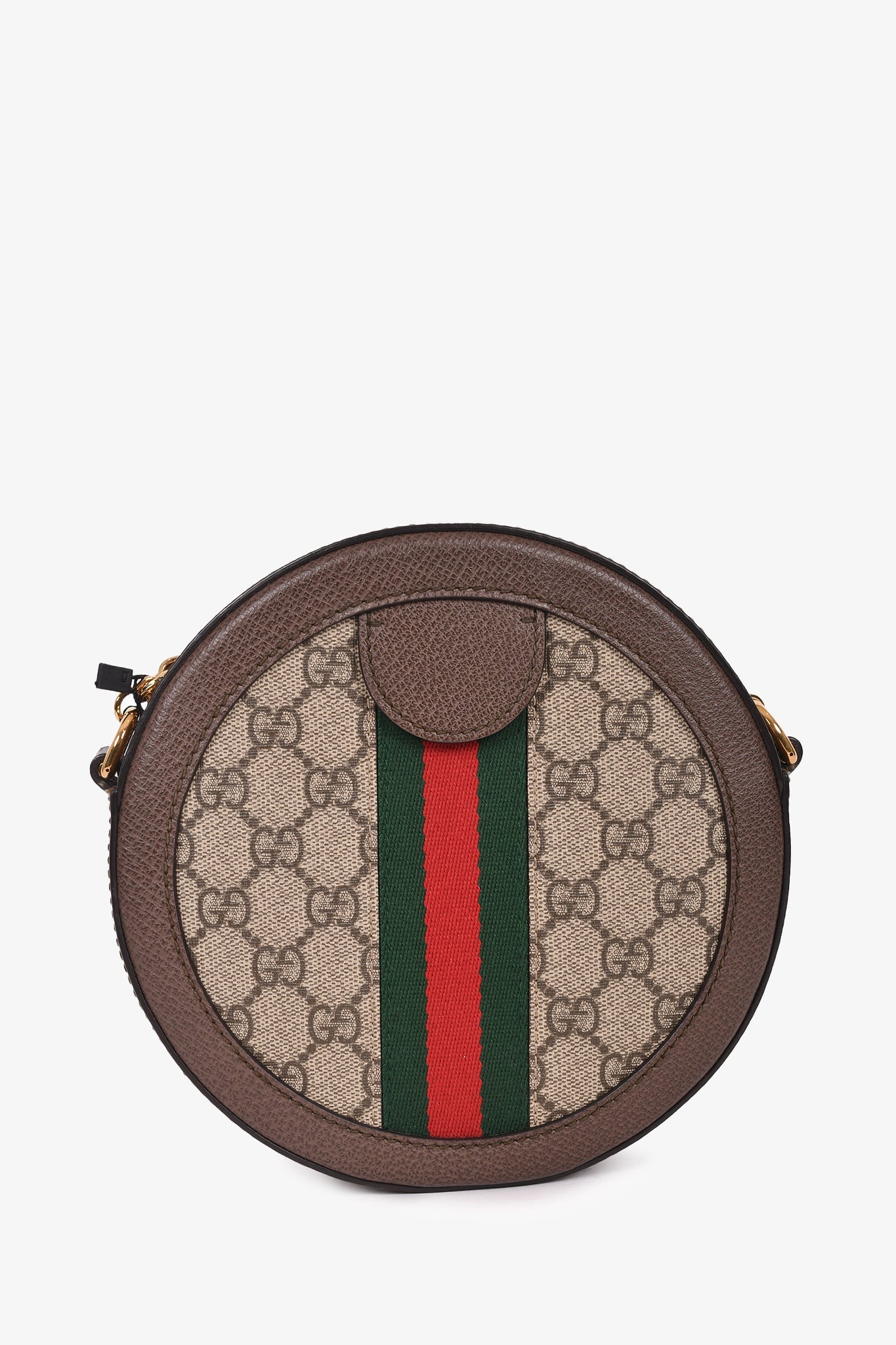 Gucci Supreme Canvas Ophidia GG Mini Round Crossbody