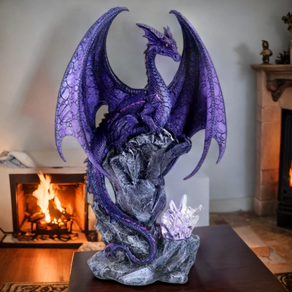 Hoarfrost Dragon Statue