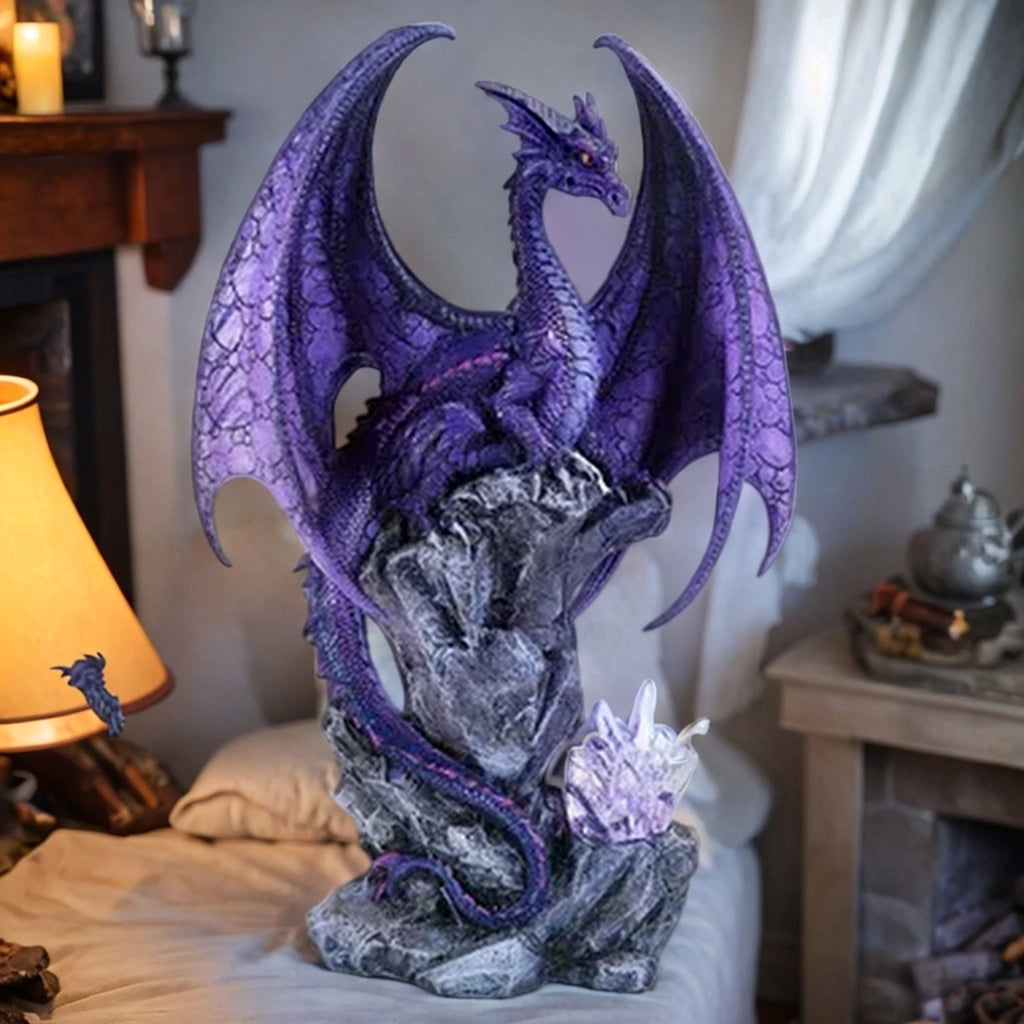 Hoarfrost Dragon Statue