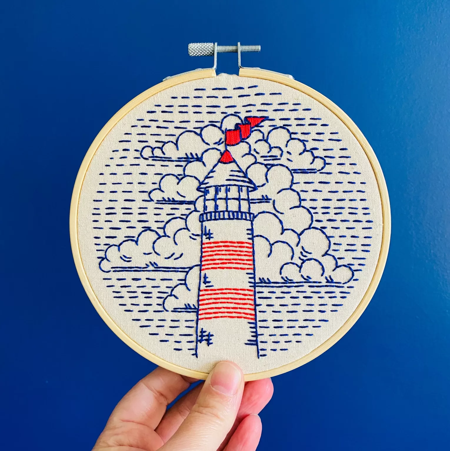 Hook Line & Tinker Embroidery Sets - Lighthouse