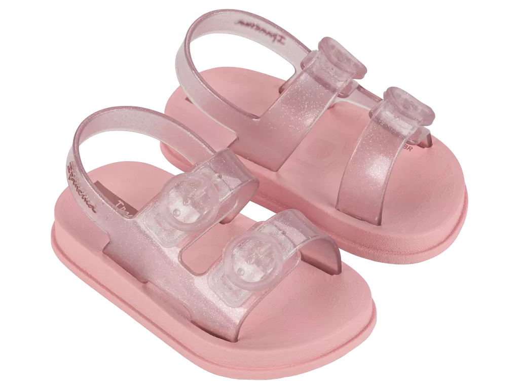 Ipanema Baby Follow II Sandal - Pink / Glitter Pink