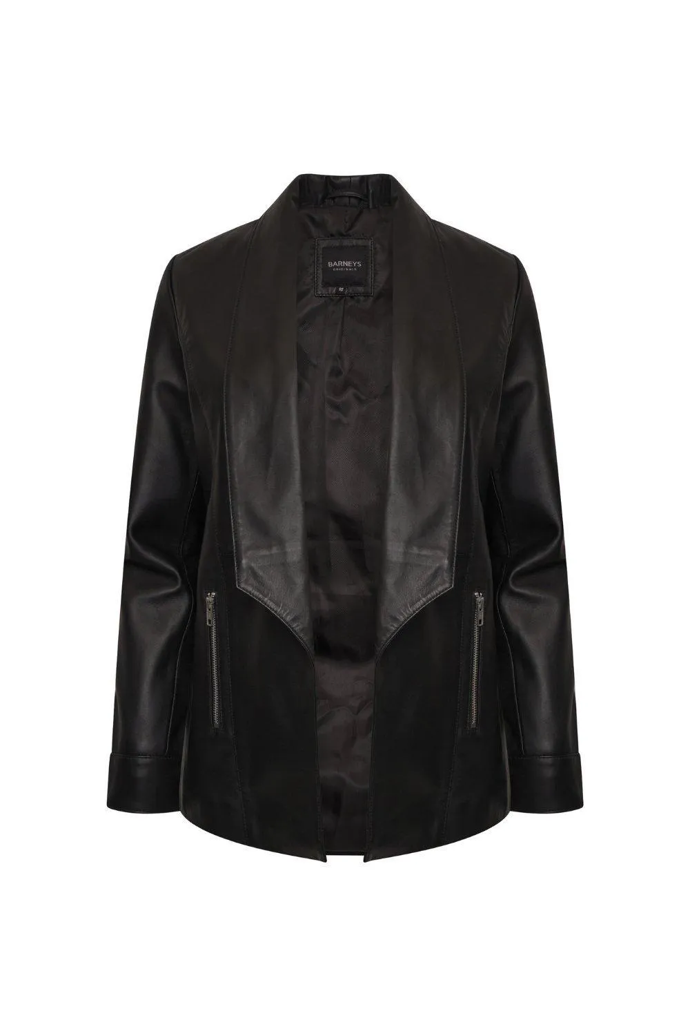 Jackets & Coats | Leather Waterfall Blazer | Barneys Originals