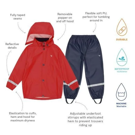 Kids Rainy Day Set | Waterproof Jackets & Trousers UK