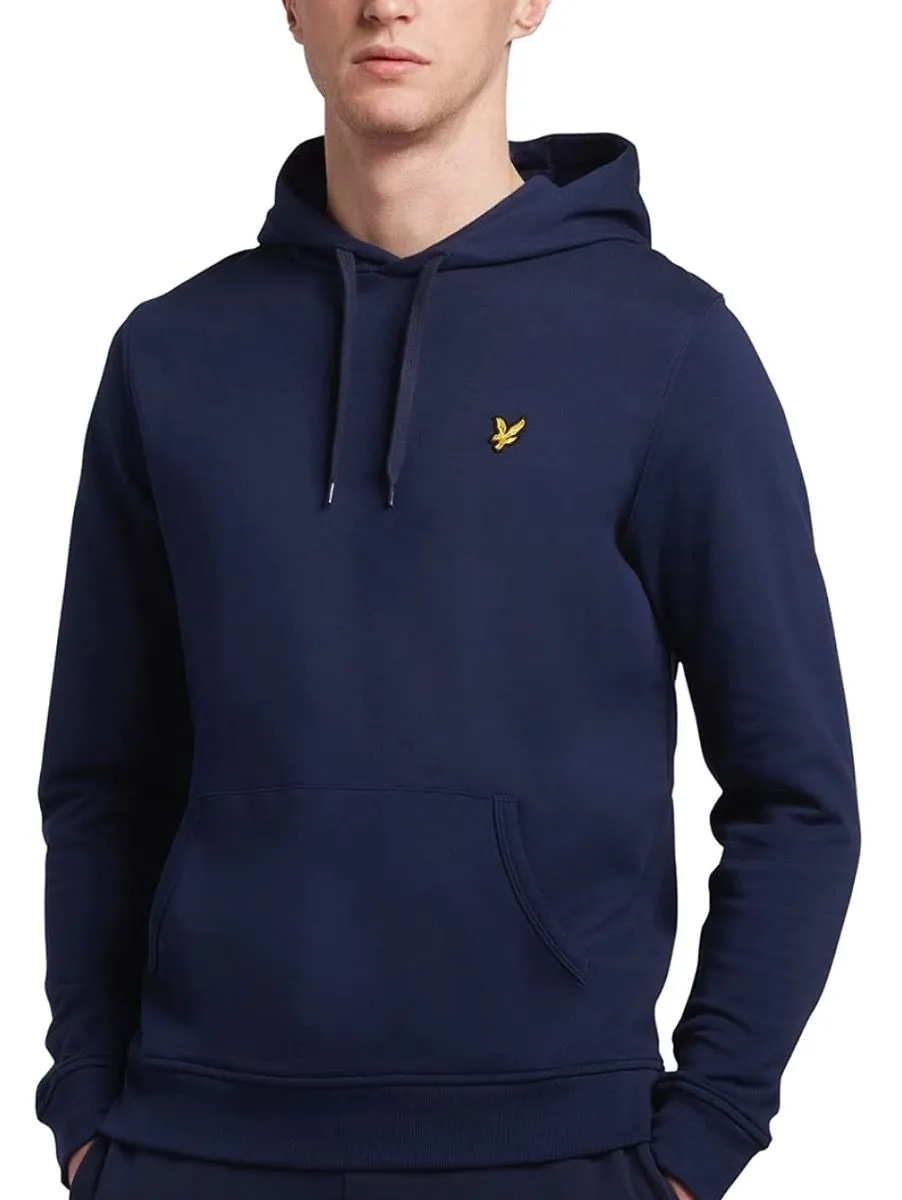 Lyle & Scott Core Plain Hooded Sweatshirts Navy