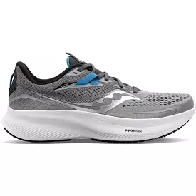 Men's Saucony Ride 15, Alloy/Topaz, 8.5 2E Wide