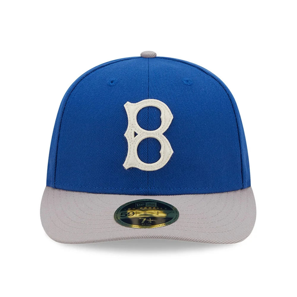 NEW ERA Brooklyn Dodgers Cooperstown Blue 59FIFTY Low Profile Cap