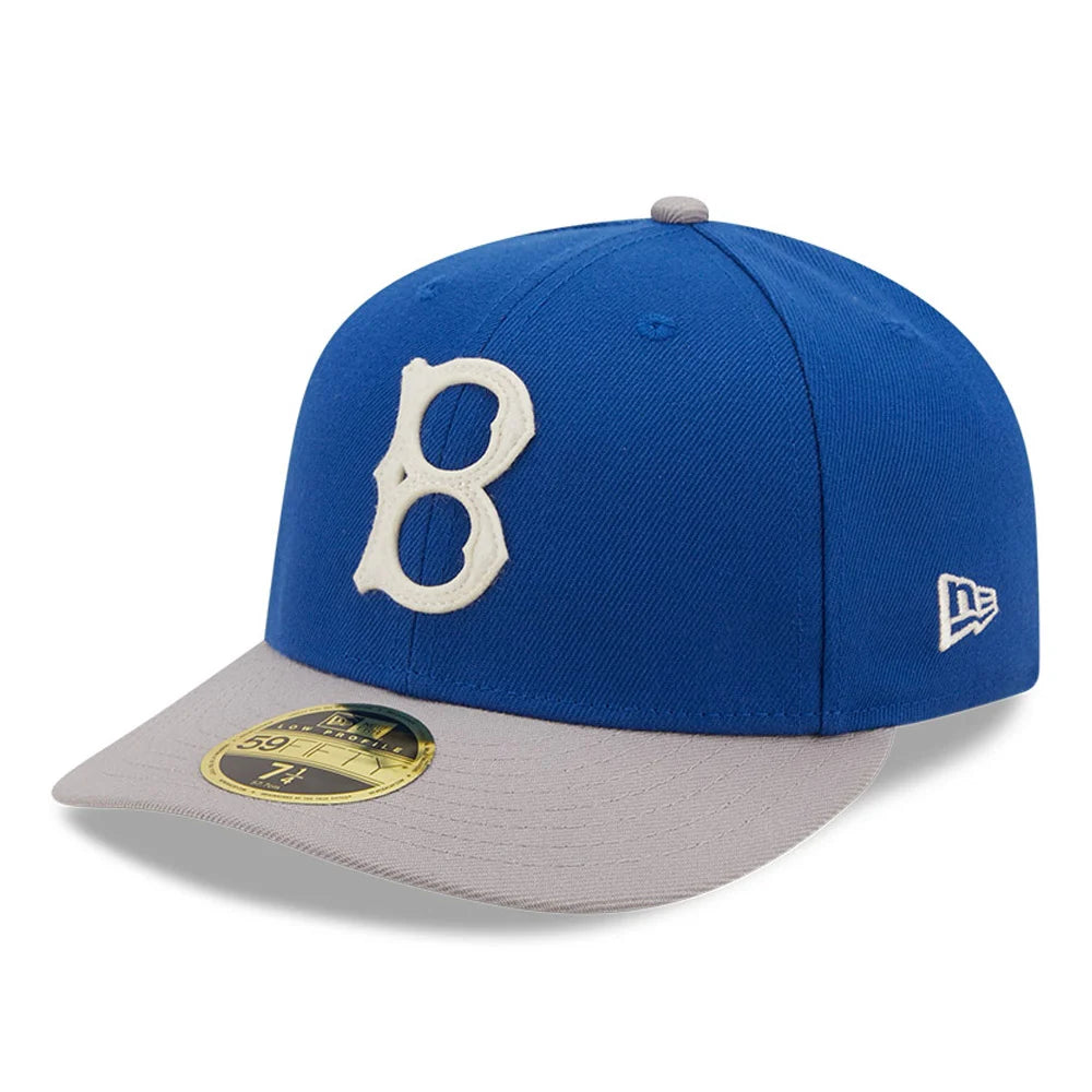 NEW ERA Brooklyn Dodgers Cooperstown Blue 59FIFTY Low Profile Cap