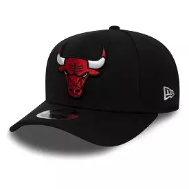 NEW ERA Chicago Bulls Black 9FIFTY Stretch Snap Cap