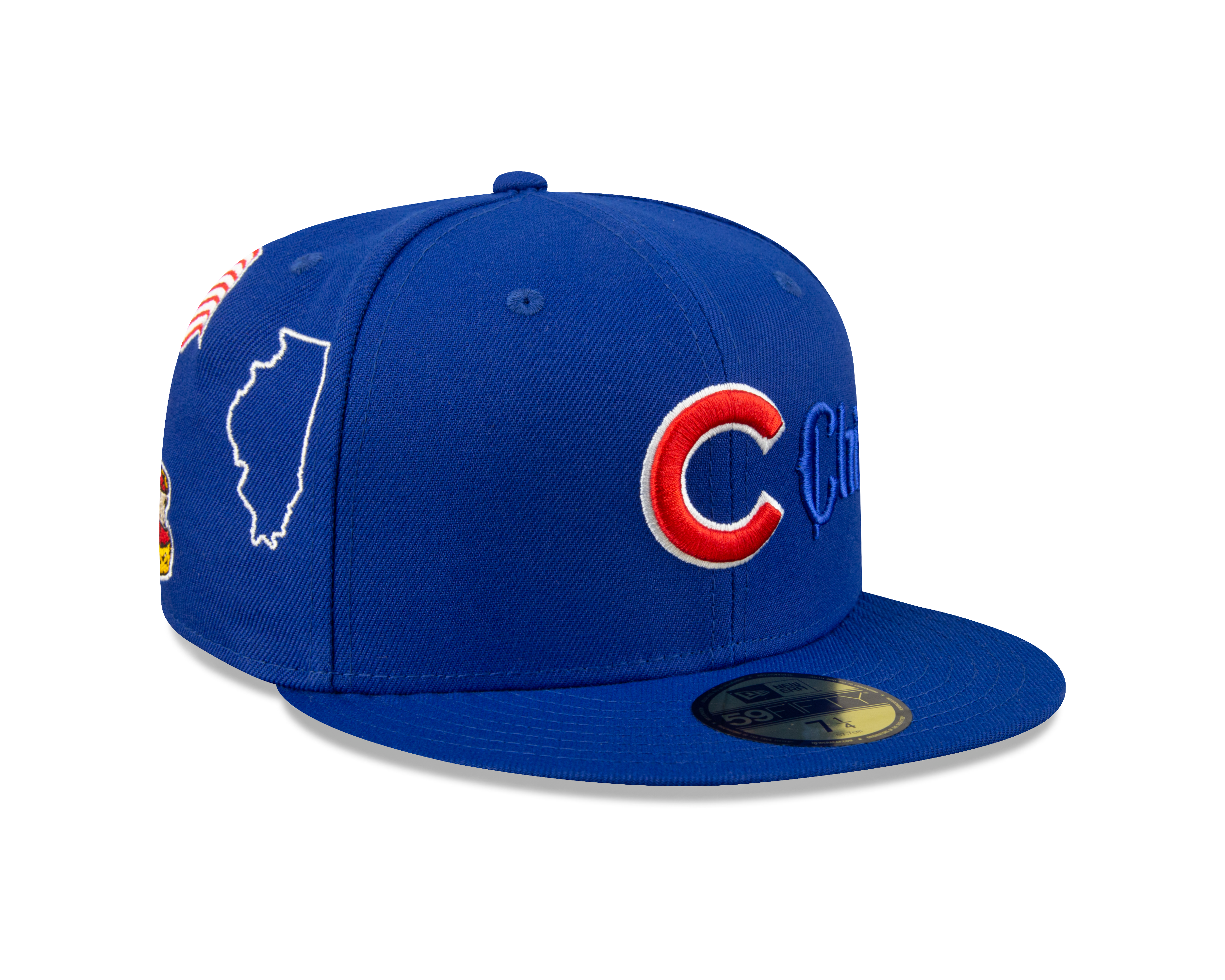 NEW ERA Chicago Cubs Script Blue 59FIFTY Fitted Cap