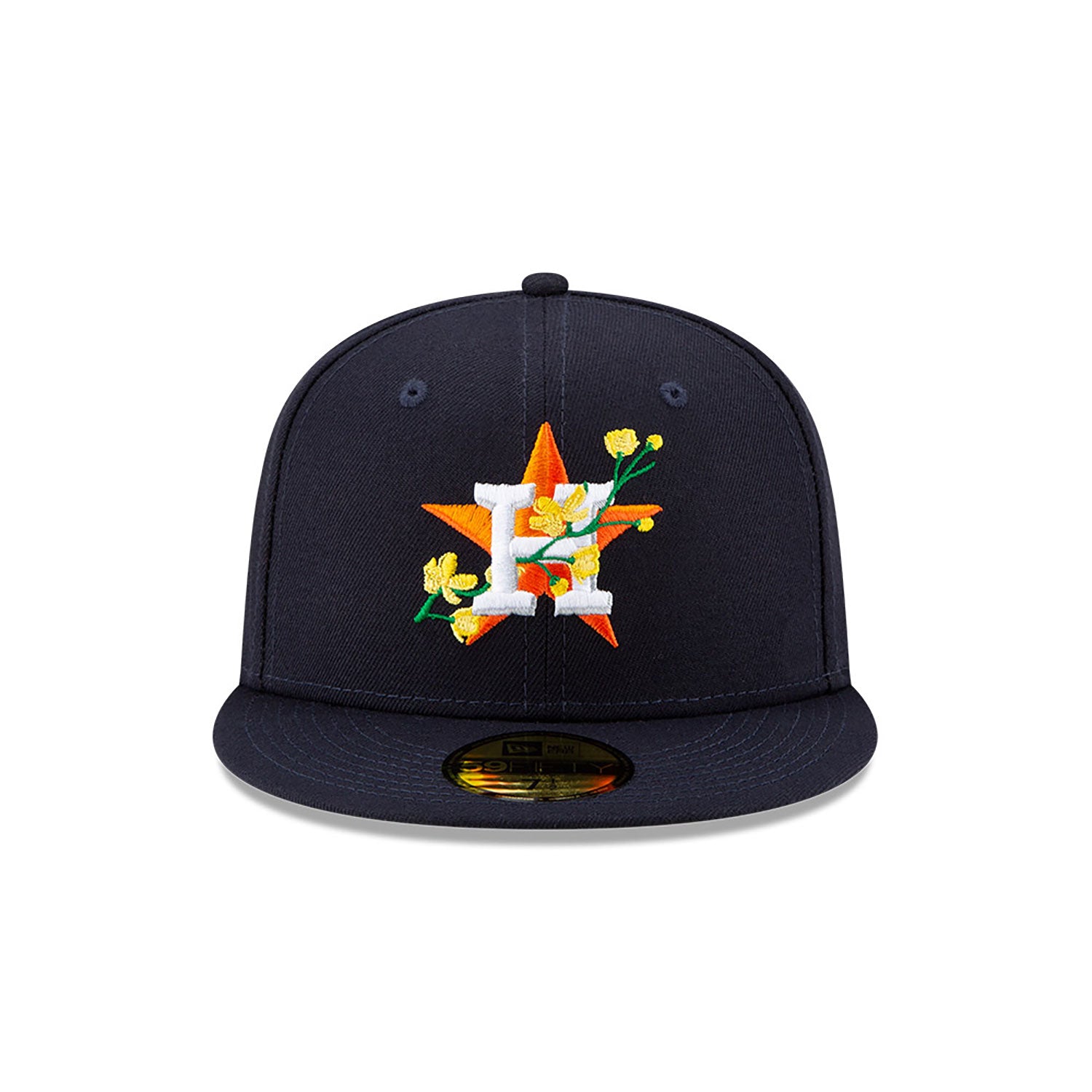 NEW ERA Houston Astros Side Patch Bloom Navy 59FIFTY Fitted Cap