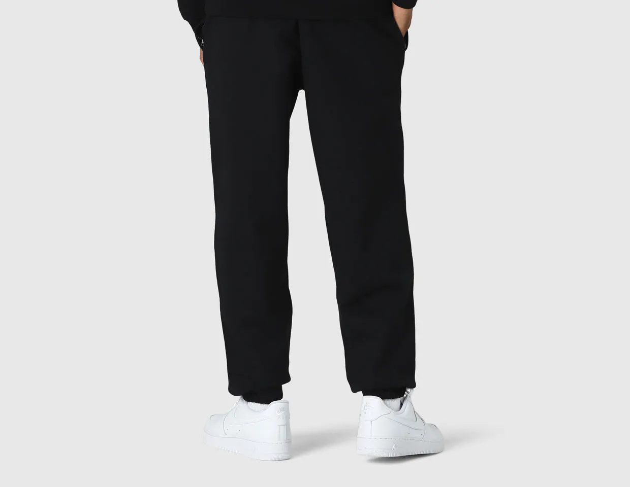 Nike Solo Swoosh Fleece Pants Black / White