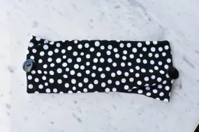 Polka Dot Button Headband