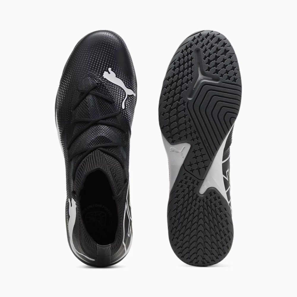 Puma Future 7 Match IT Indoor Football Shoes (Black/White)