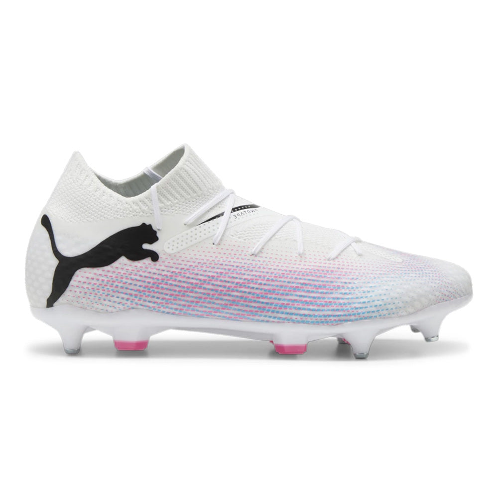 Puma Future 7 Pro MxSG Football Boots (White/Black/Poison Pink)