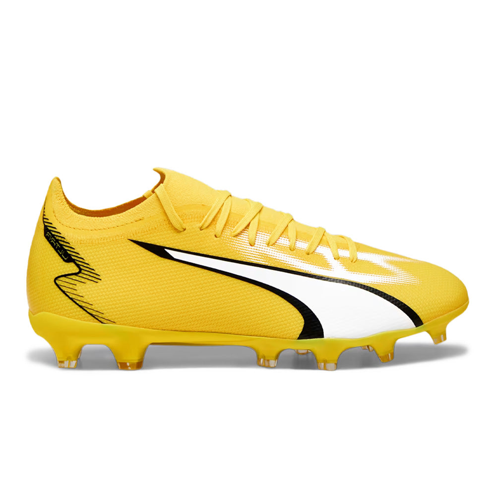 Puma Ultra Match FG/AG Football Boots (Yellow Blaze/White/Black)