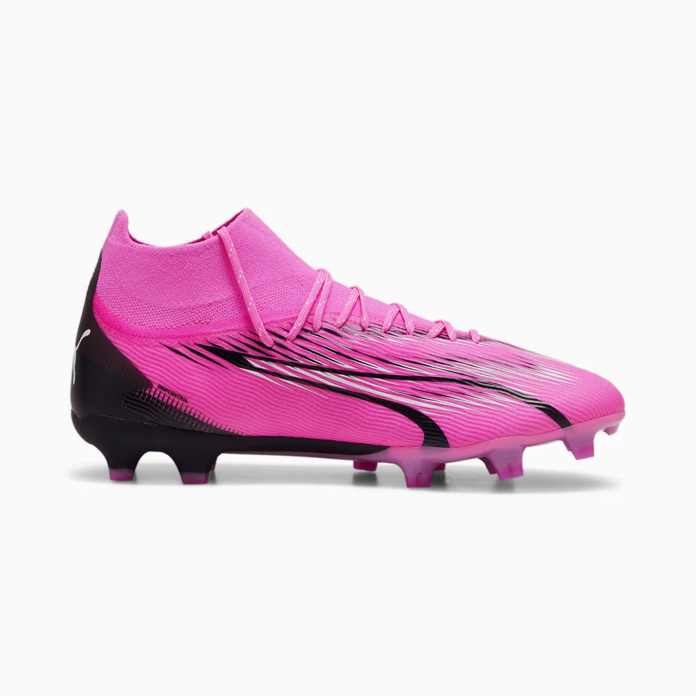 Puma Ultra Pro FG/AG Football Boots (Poison Pink/White/Black)