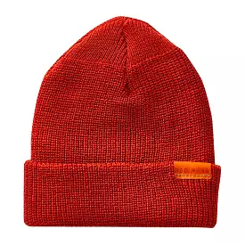 Red Wing Merino Wool Knit Beanie Hat - Rust