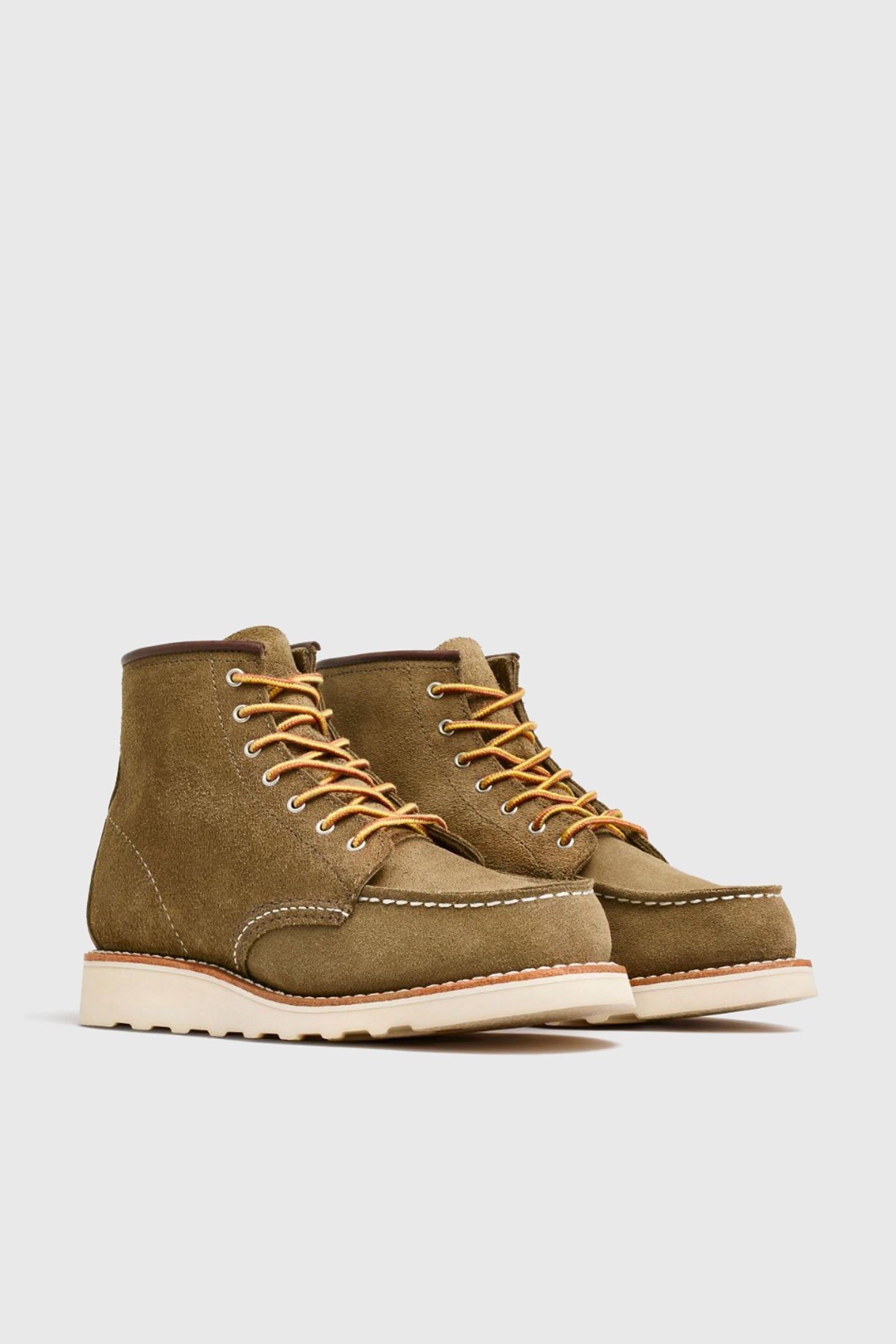 Red Wing Stivaletto 6-inch Classic Moc Toe In Pelle Mohave Verde Oliva Uomo