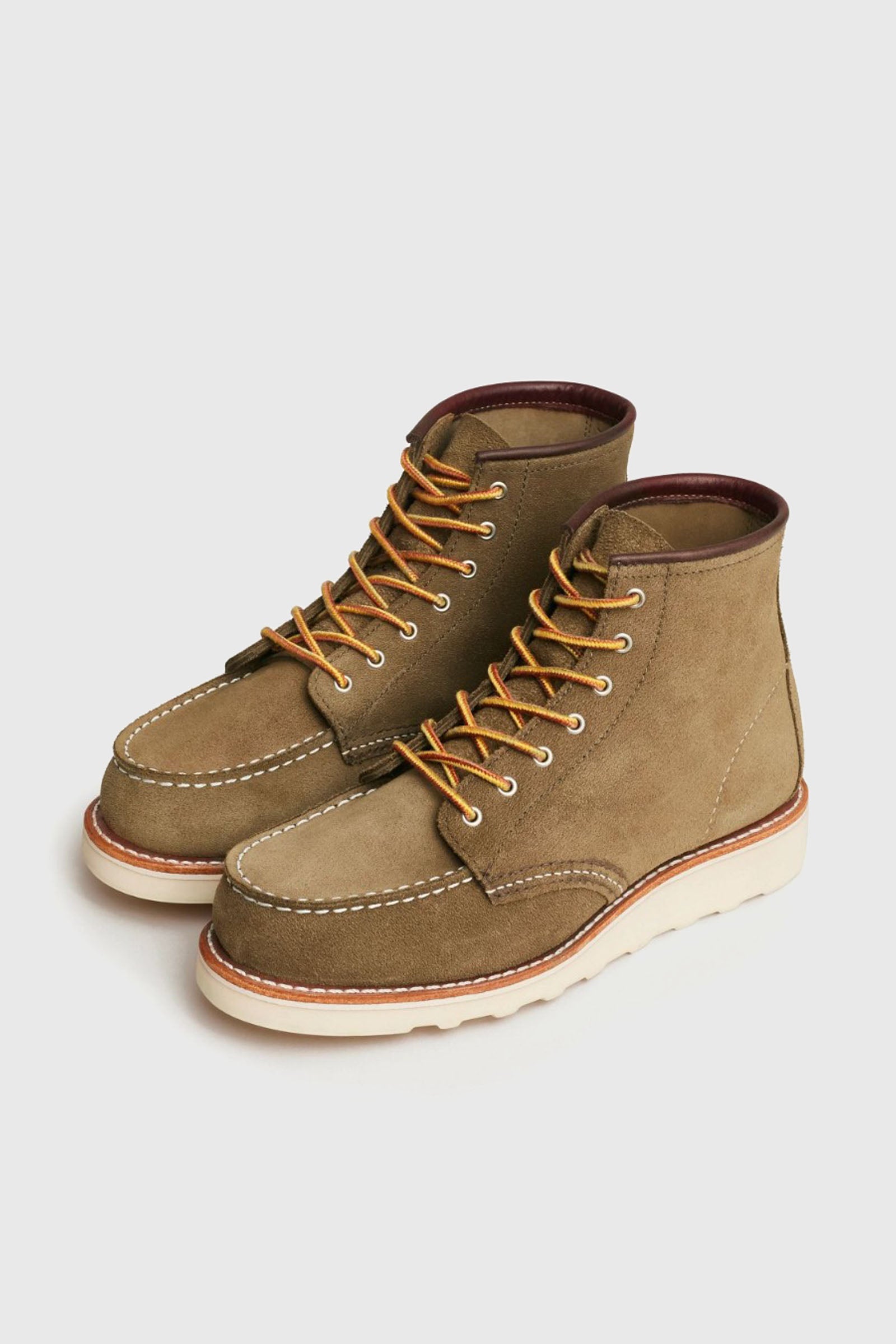 Red Wing Stivaletto 6-inch Classic Moc Toe In Pelle Mohave Verde Oliva Uomo