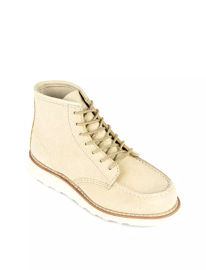 Red Wing Womens 6-Inch Moc Toe Boot Cream Abeline