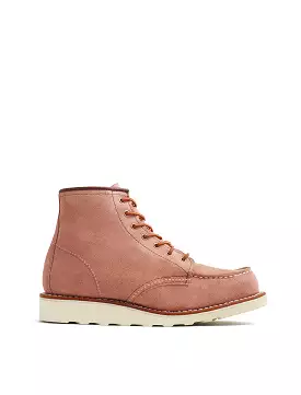 Red Wing Womens Classic 6 Inch Moc Dusty Rose Abilene Leather