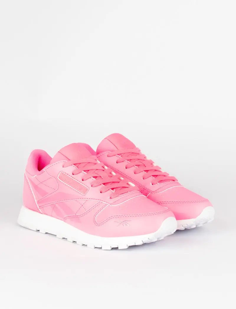 Reebok Classic Leather Trainer Le Pink / White