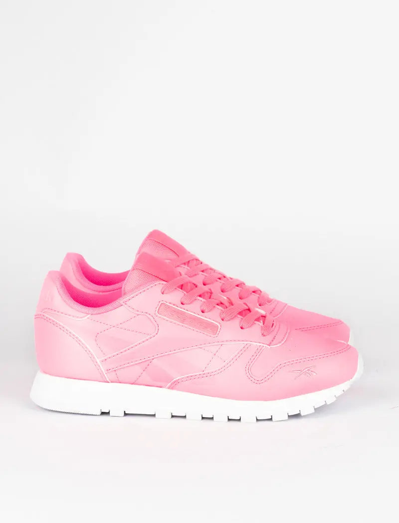 Reebok Classic Leather Trainer Le Pink / White