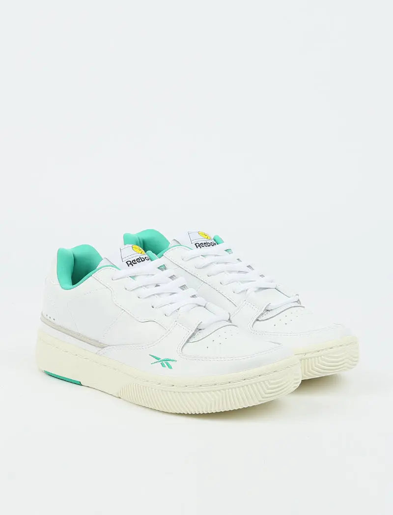 Reebok Dual Court Trainer White / Chalk /Merald