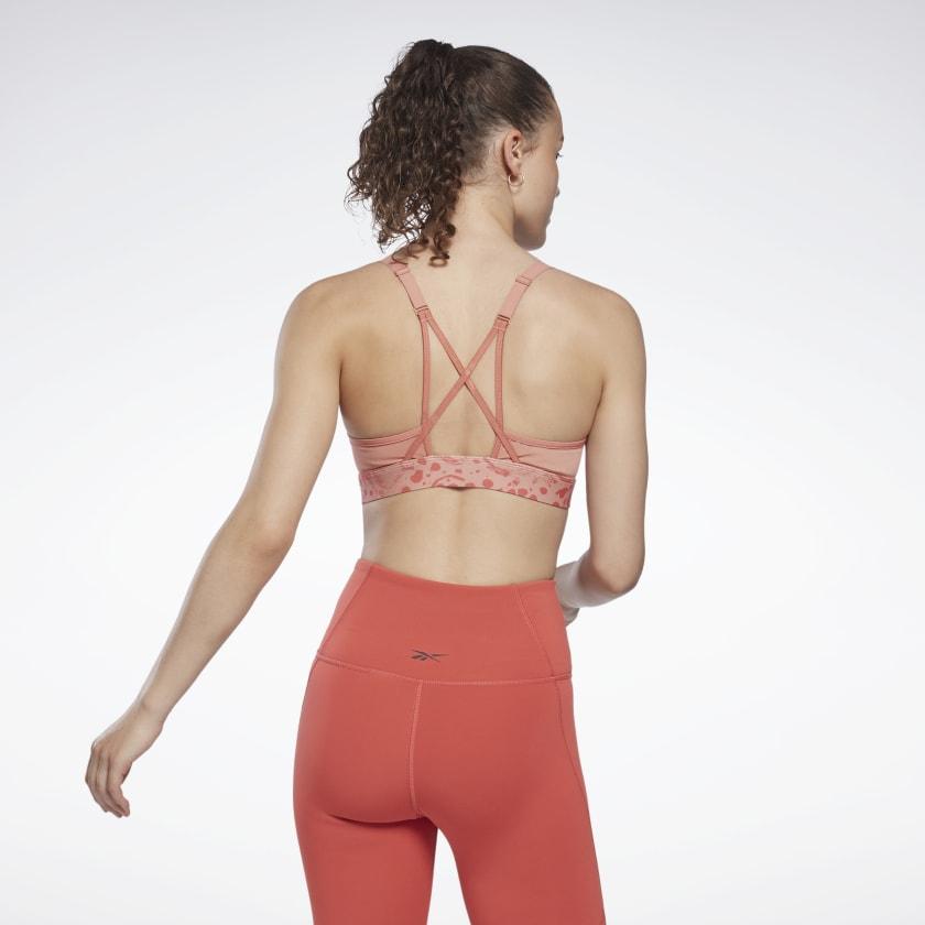     Reebok H51830 SR Lux Strappy Bra AOP