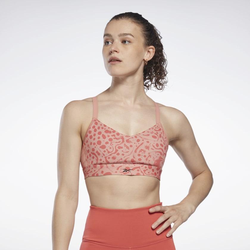     Reebok H51830 SR Lux Strappy Bra AOP