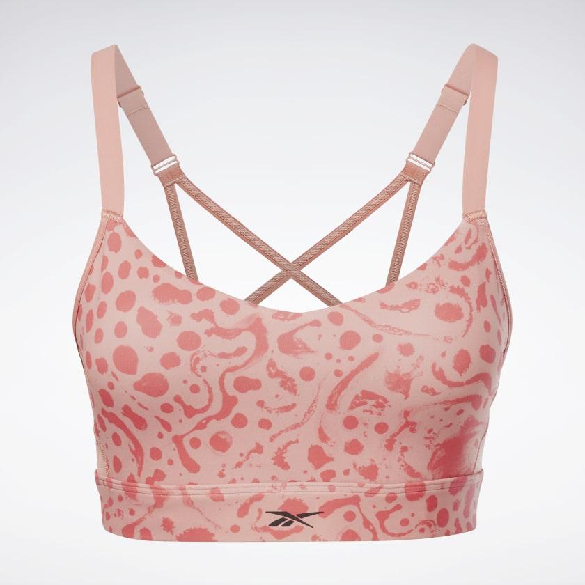     Reebok H51830 SR Lux Strappy Bra AOP