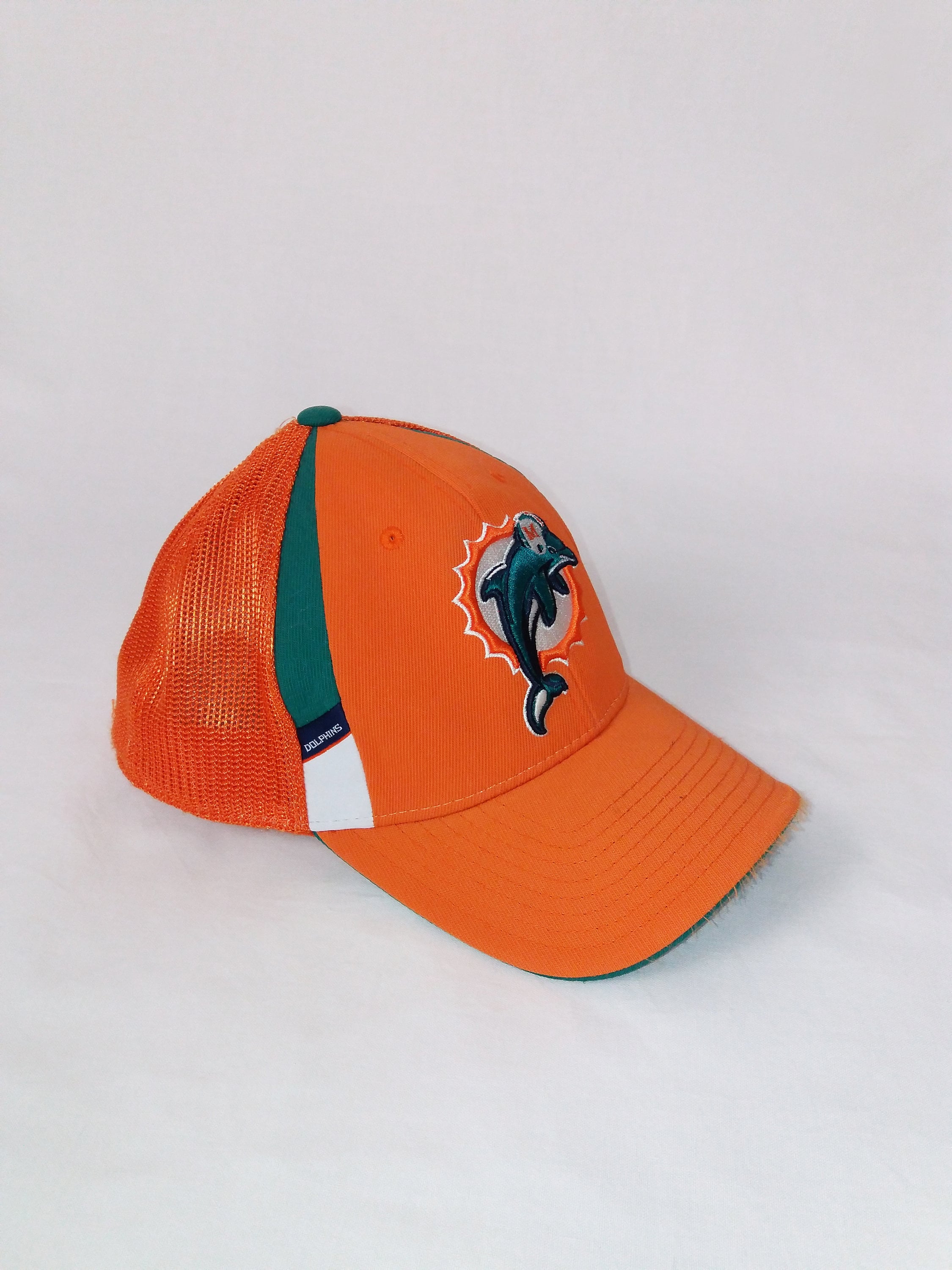 REEBOK Miami Dolphins NFL Football Baseball Hat - size L/XL