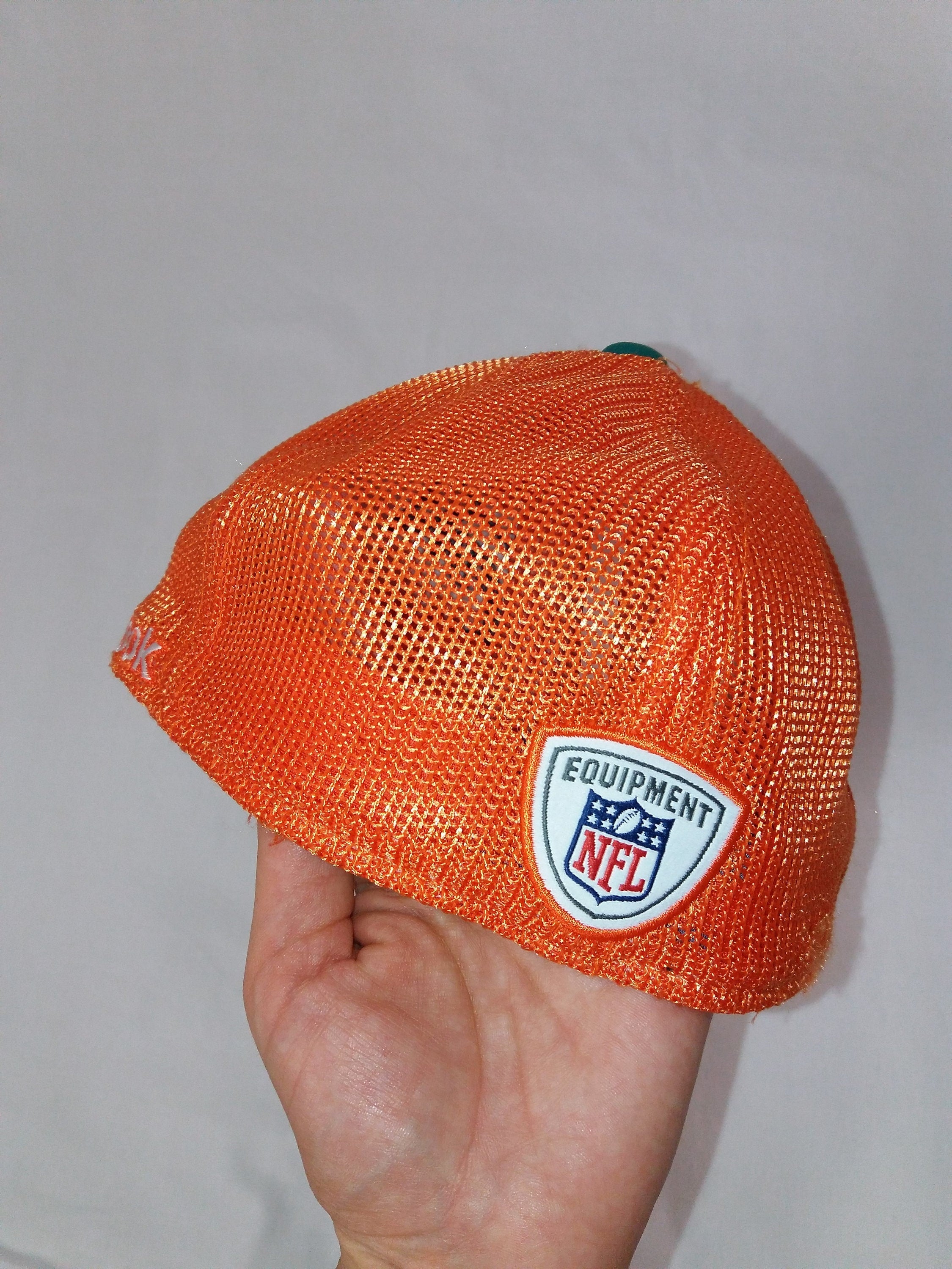 REEBOK Miami Dolphins NFL Football Baseball Hat - size L/XL