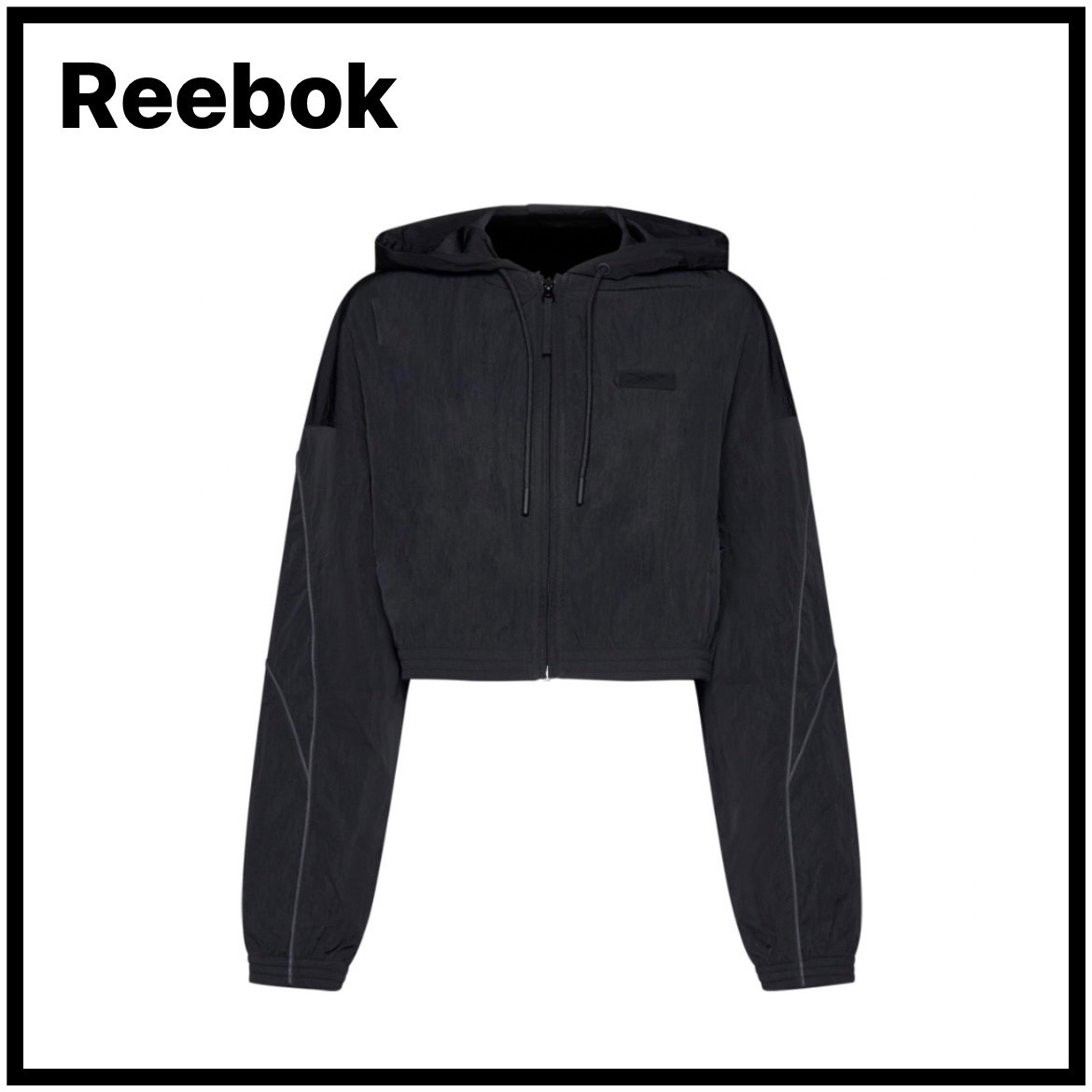 Reebok  |Street Style Long Sleeves Plain Logo Hoodies & Sweatshirts