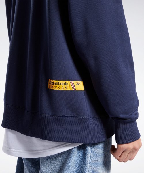 Reebok  |Unisex Street Style Long Sleeves Plain Logo Hoodies